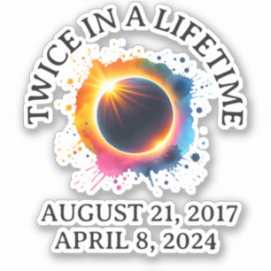 Eclipse 太陽の 2024の寿命を2回延ばす シール