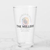 Eclipse 太陽の 2024の寿命を2回延ばす タンブラーグラス (裏面)