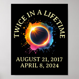 Eclipse 太陽の 2024の寿命を2回延ばす ポスター