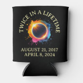 Eclipse 太陽の 2024の寿命を2回延ばす 缶クーラー (正面)