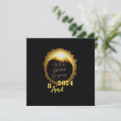 Eclipse 太陽の 2024の表示パーティー合計 招待状 (スタンド正面)