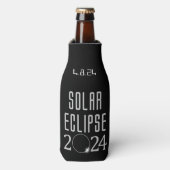 Eclipse 太陽の 2024は居心地が良い ボトルクーラー (ボトル正面)