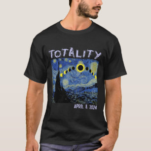 Eclipse 太陽の 2024アートトータリティ4月8日メンズ・ウィメンズ tシャツ