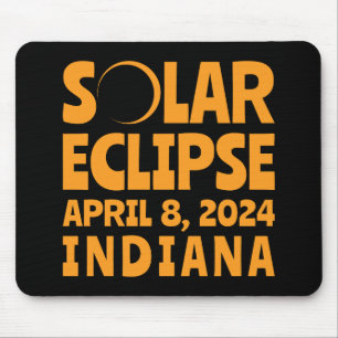 Eclipse 太陽の 2024インディアナ マウスパッド