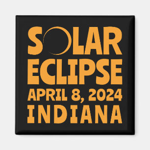 Eclipse 太陽の 2024インディアナ マグネット