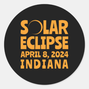 Eclipse 太陽の 2024インディアナ ラウンドシール