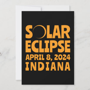 Eclipse 太陽の 2024インディアナ 招待状