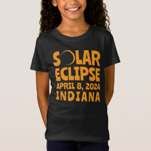 Eclipse 太陽の 2024インディアナ tシャツ
