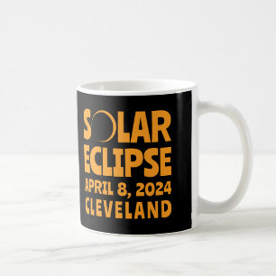 Eclipse 太陽の 2024オハイオ州クリーブランド コーヒーマグカップ