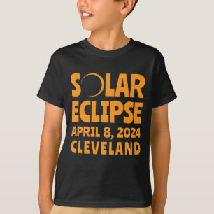 Eclipse 太陽の 2024オハイオ州クリーブランド tシャツ