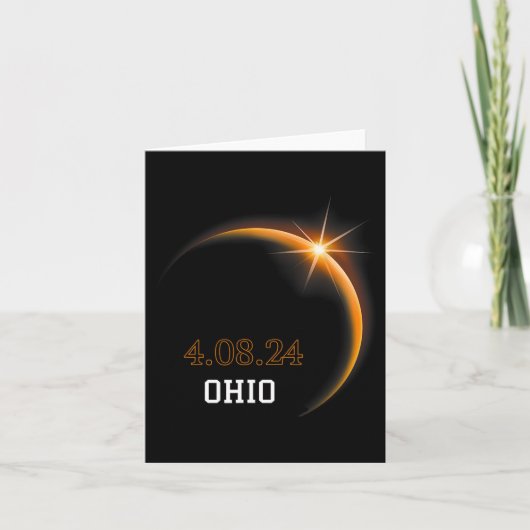 Eclipse 太陽の 2024オハイオ総合春4.08.24 カード (正面)