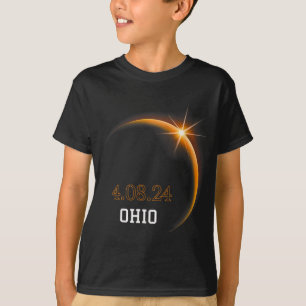 Eclipse 太陽の 2024オハイオ総合春4.08.24 tシャツ