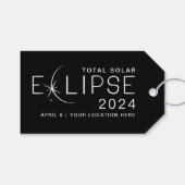 Eclipse 太陽の 2024カスタムロケーション記念 ギフトタグ (正面(横))