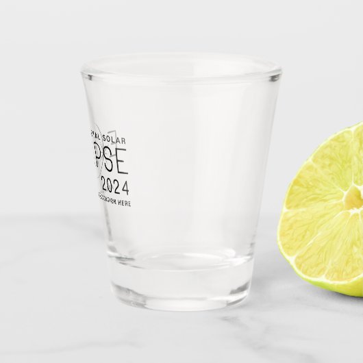 Eclipse 太陽の 2024カスタムロケーション記念 ショットグラス (右)
