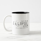 Eclipse 太陽の 2024カスタムロケーション記念 ツートーンマグカップ (左)