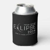 Eclipse 太陽の 2024カスタムロケーション記念 缶クーラー (缶正面)