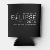 Eclipse 太陽の 2024カスタムロケーション記念 缶クーラー (正面)
