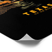 Eclipse 太陽の 2024ギター04.08.24トータリティテキサス州 ポスター (角)