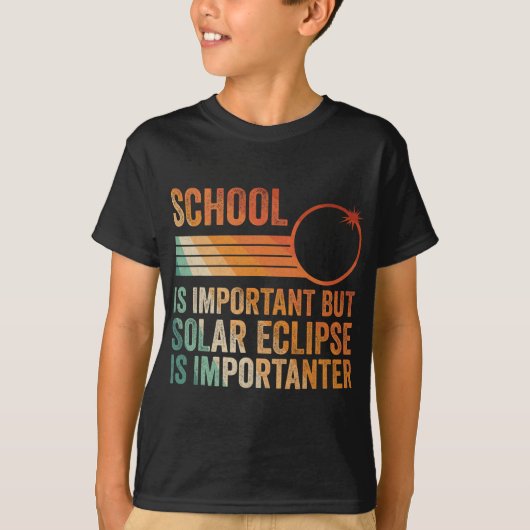 Eclipse 太陽の 2024シャツスクール太陽のEclipse Is I Tシャツ (正面)
