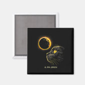 Eclipse 太陽の 2024シャツ皆既日食4月8日2日 マグネット (正面/裏面)