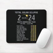 Eclipse 太陽の 2024トータリティ4月8日メンズウィメンズキッズ マウスパッド (マウス)