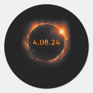 Eclipse 太陽の 2024トータル太陽のEclipse 4.08.24 11 ラウンドシール