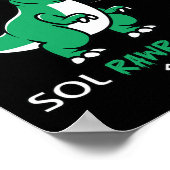 Eclipse 太陽の 2024トータルEclipse 4月8日Sol Raw ポスター (角)