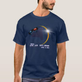 Eclipse 太陽の 2024ニューヨークTシャツ Tシャツ (正面)