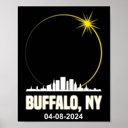 Eclipse 太陽の 2024バッファロースカイライン総太陽のEcl ポスター (正面)