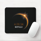 Eclipse 太陽の 2024バッファロー総春4.08.24 マウスパッド (マウス)