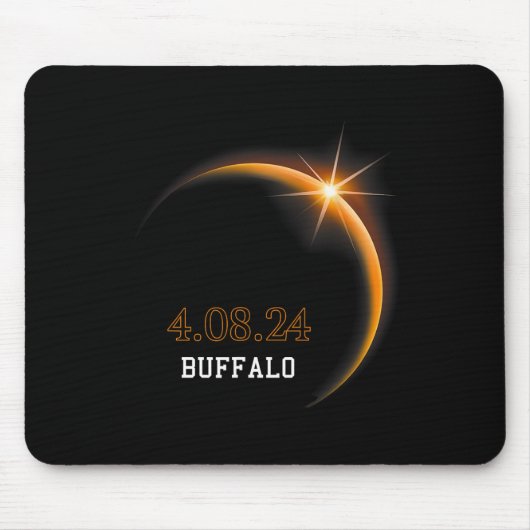 Eclipse 太陽の 2024バッファロー総春4.08.24 マウスパッド (正面)