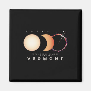 Eclipse 太陽の 2024バーモントTotal Eclipse Astronomy マグネット
