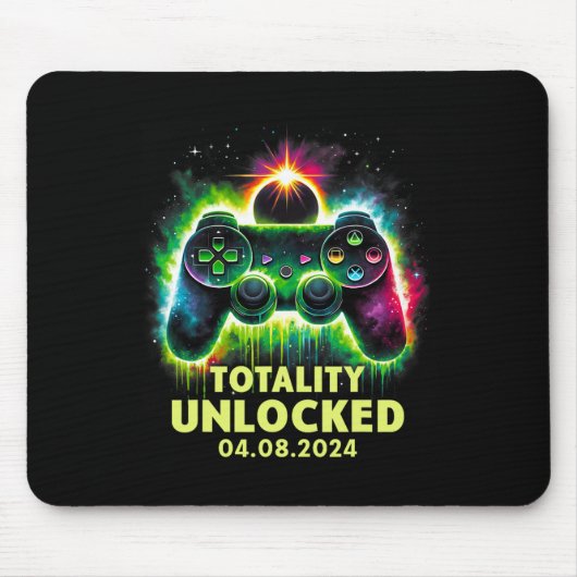 Eclipse 太陽の 2024ビデオゲーム マウスパッド (正面)