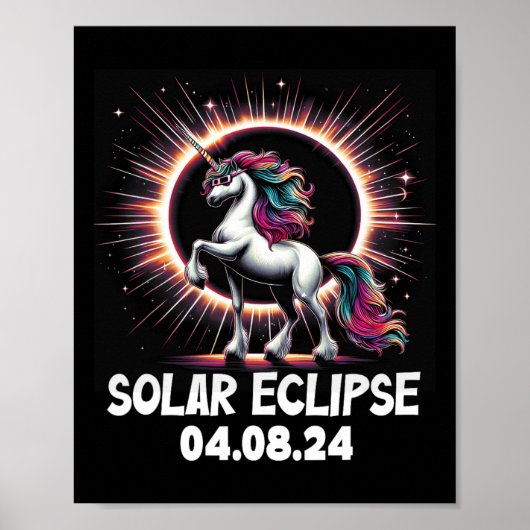 Eclipse 太陽の 2024ユニコーンEclipse Gを着太陽のたEclipse ポスター (正面)