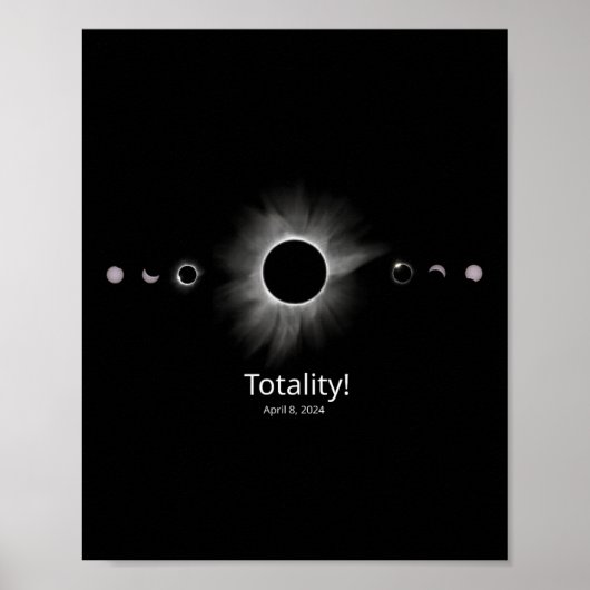 Eclipse 太陽の 2024全体 ポスター (正面)