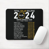 Eclipse 太陽の 2024北米ツアー州Totali マウスパッド (マウス)