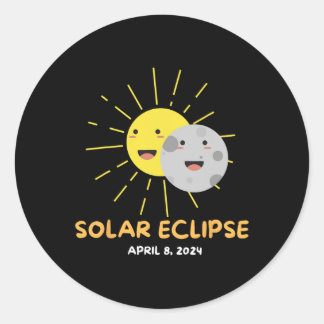 Eclipse 太陽の 2024太陽の Eclipse Kids Toddler Boys ラウンドシール