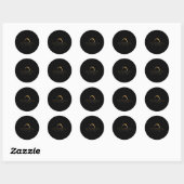 Eclipse 太陽の 2024州アーカンソー総太陽のEcli ラウンドシール (シート)