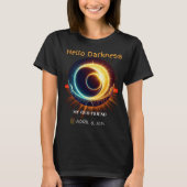 Eclipse 太陽の 2024年4月8日Tシャツ Tシャツ (正面)