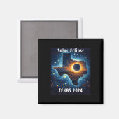 Eclipse 太陽の 2024星空の夜 マグネット (正面/裏面)