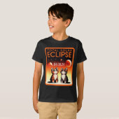 Eclipse 太陽の 2024猫総太陽の食4.08.2 tシャツ (正面フル)