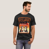 Eclipse 太陽の 2024猫総太陽の食4.08.2 tシャツ (正面フル)