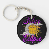 Eclipse 太陽の 2024 キーホルダー (正面)