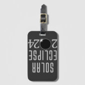 Eclipse 太陽の 2024 ラゲッジタグ (正面縦)