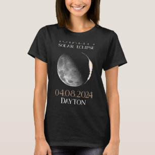 Eclipse 太陽の 2024 04デイトンオハイオ tシャツ