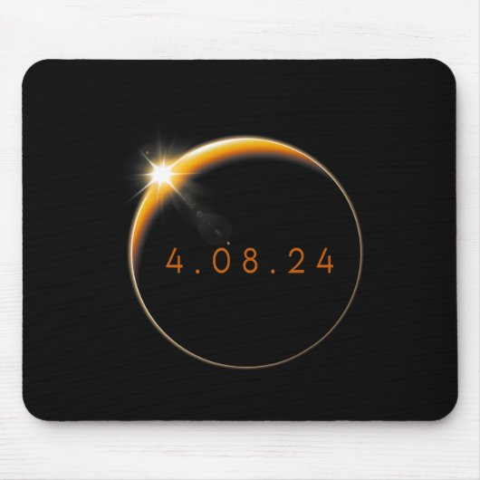 Eclipse 太陽の 2024 040824 Eclipse Mens Womens Kids マウスパッド (正面)