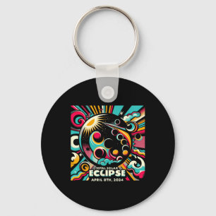 Eclipse 太陽の 2024 04.08.24 Eclipse Mens Womens Ki キーホルダー