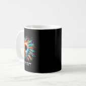 Eclipse 太陽の 2024 04.08.24 Eclipse Mens Womens Ki コーヒーマグカップ (正面左)