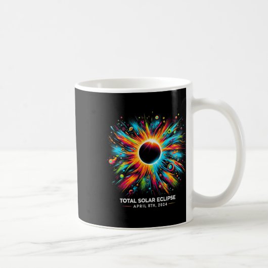 Eclipse 太陽の 2024 04.08.24 Eclipse Mens Womens Ki コーヒーマグカップ (右)