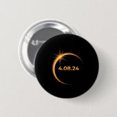Eclipse 太陽の 2024 America Totality 04 08 24 Sprin 缶バッジ (正面&裏面)